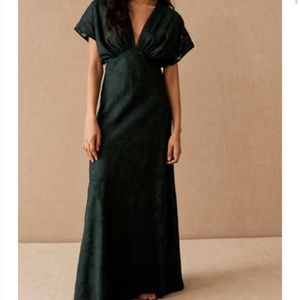 BHLDN Hutch Lindy Emerald Dress size 8